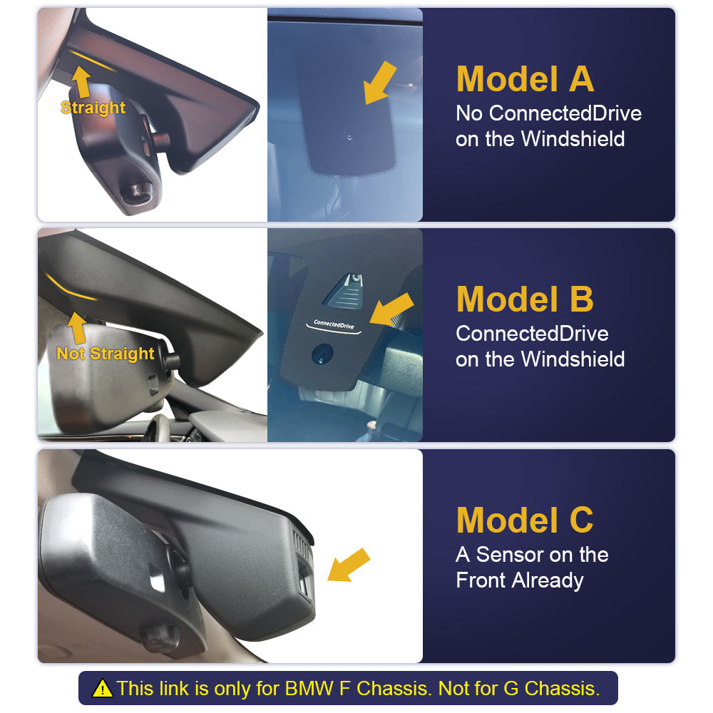 FITCAMX Dash Cam for BMW F Chassis