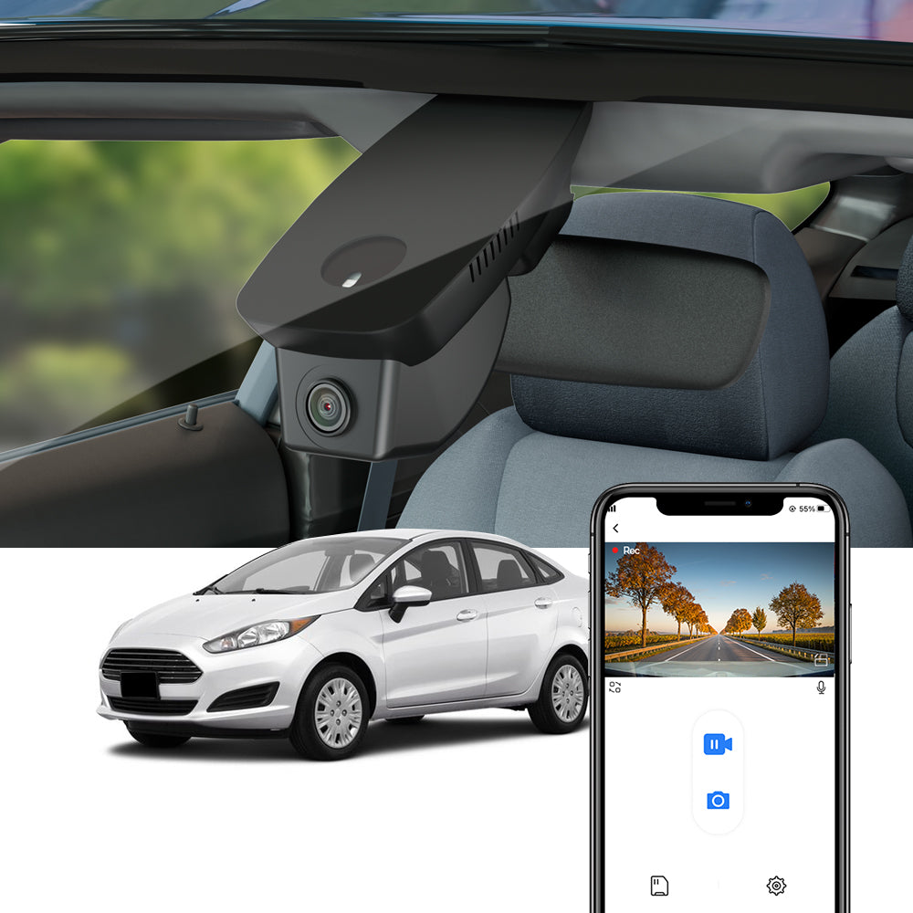 FITCAMX Dash Cam for Ford Fiesta MK7 MK7.5 2013-2017