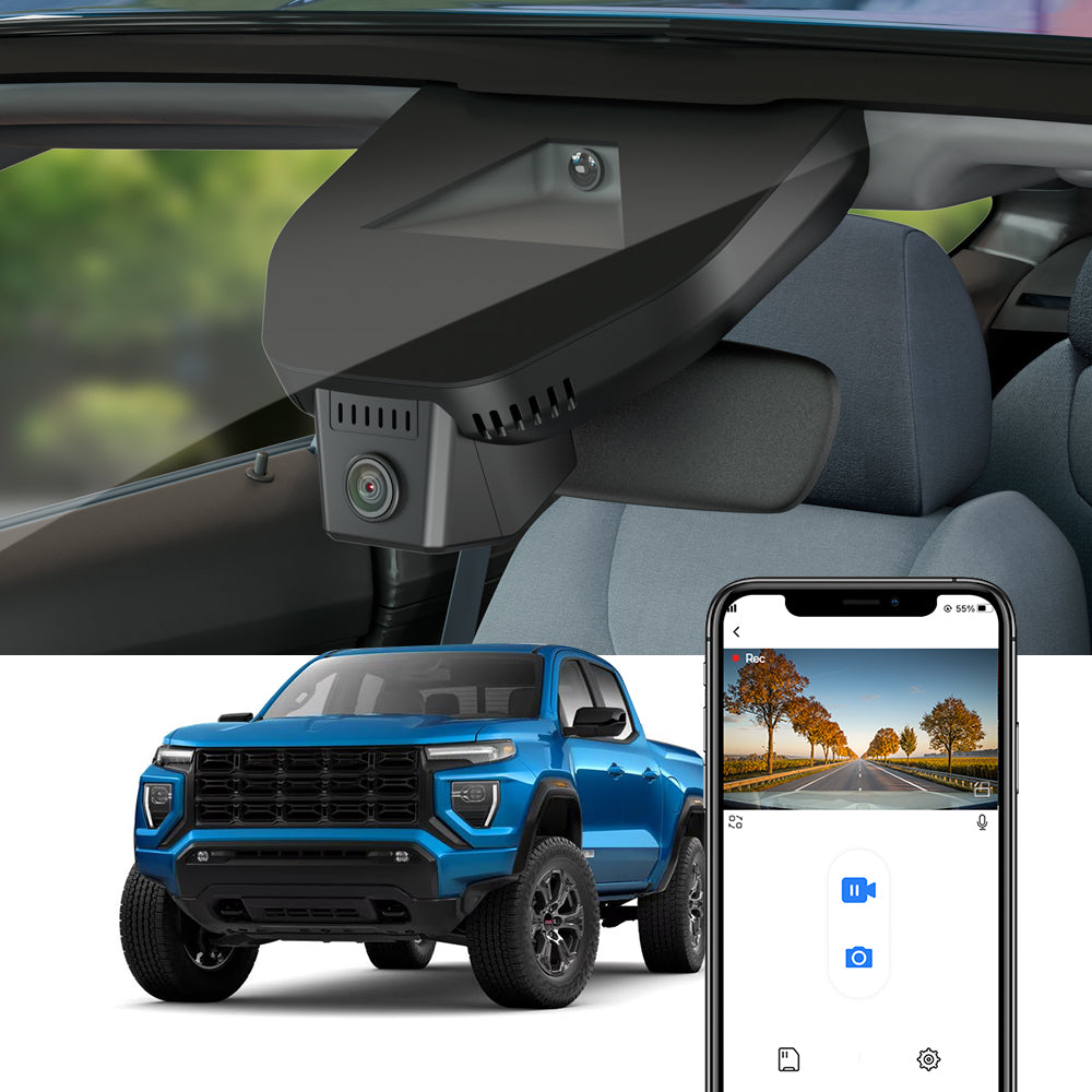FITCAMX Dash Cam for GMC Canyon 2023-2026 AT4 ELEVATION DENALI AT4X