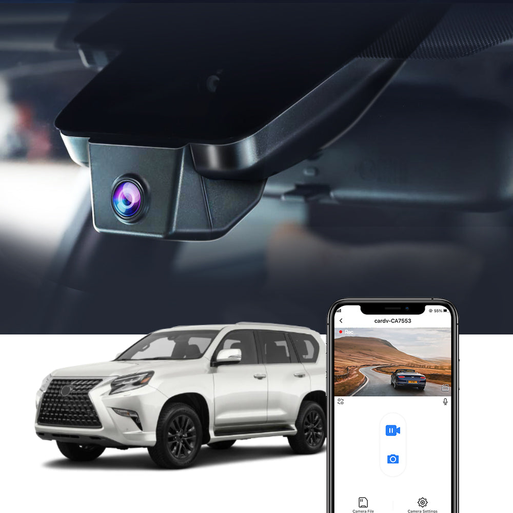 FITCAMX Dash Cam for Toyota Land Cruiser Prado 2020-2023