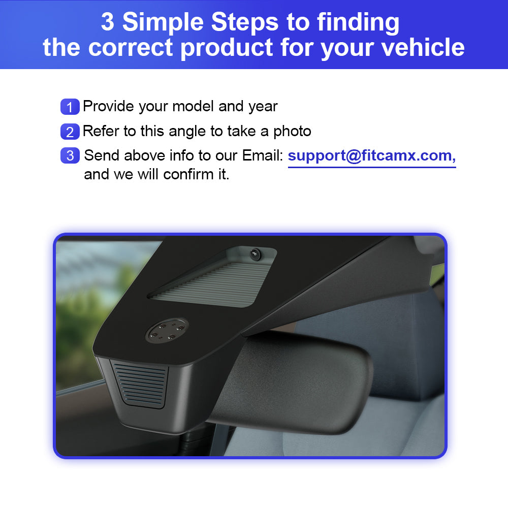 FITCAMX Dash Cam for Honda HR-V ZR-V e:Ny1 2023-2026 3rd Gen