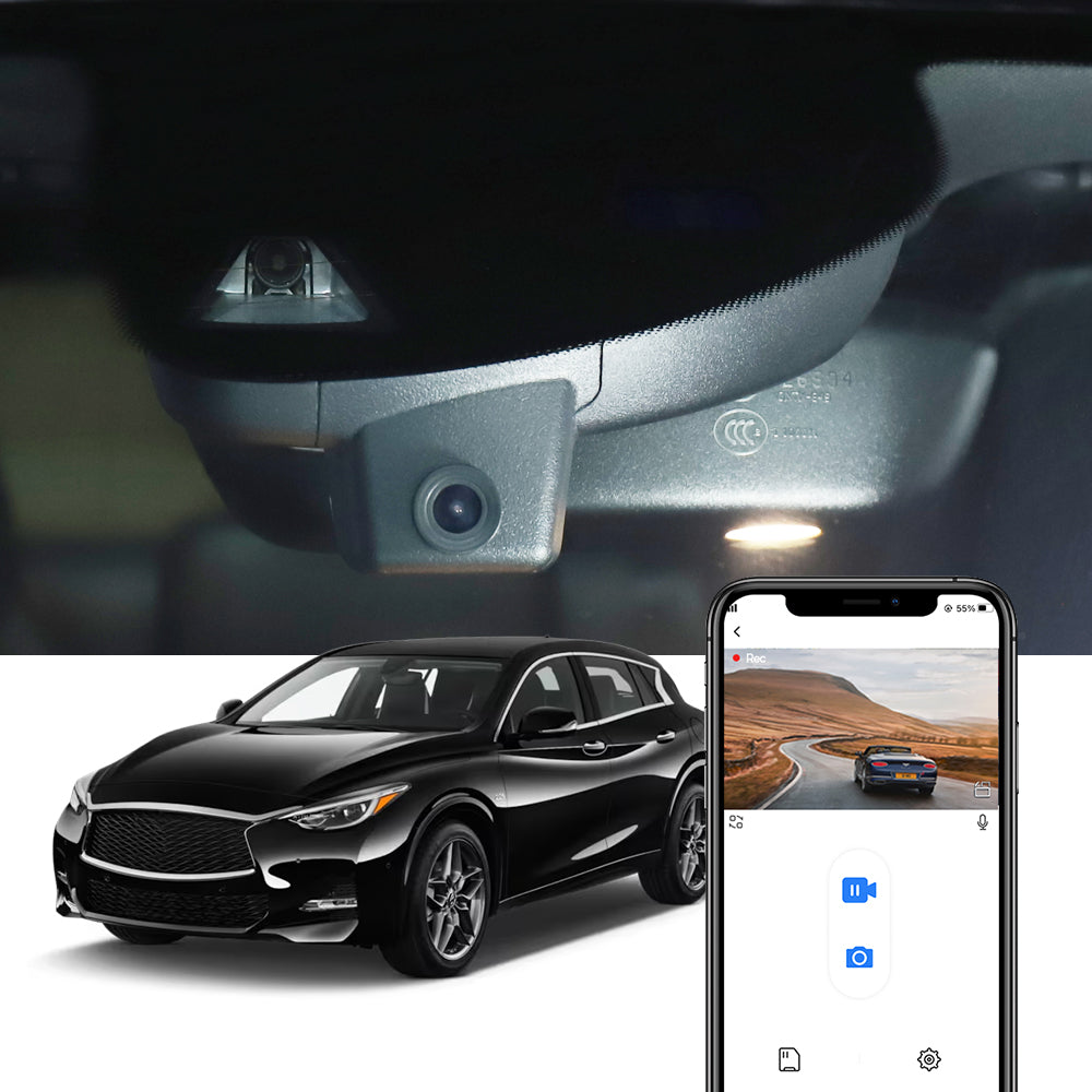 FITCAMX Dash Cam for Infiniti QX30