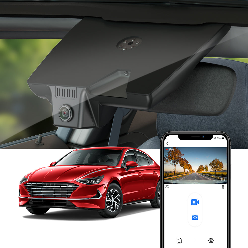 FITCAMX Dash Cam for Hyundai Sonata 2020-2023 (Rear Mirror Cover part number 96030-L1000)