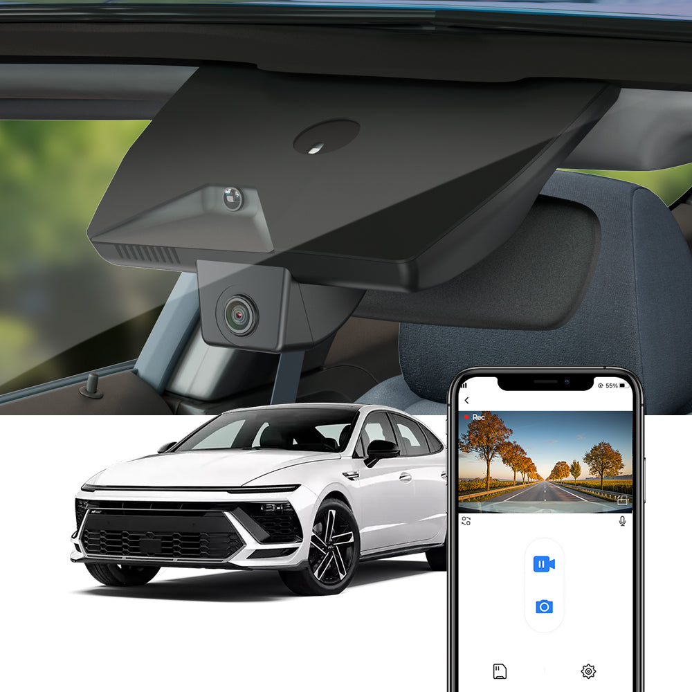 FITCAMX Dash Cam for Hyundai Sonata 2024-2026 (Rear Mirror Cover part number 96030-L1600)