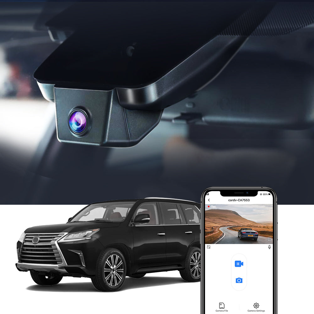 FITCAMX Dash Cam for Toyota Land Cruiser 2017-2021