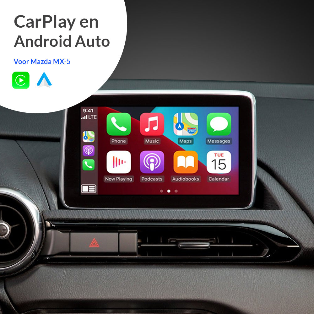 CarPlay & Android Auto voor Mazda