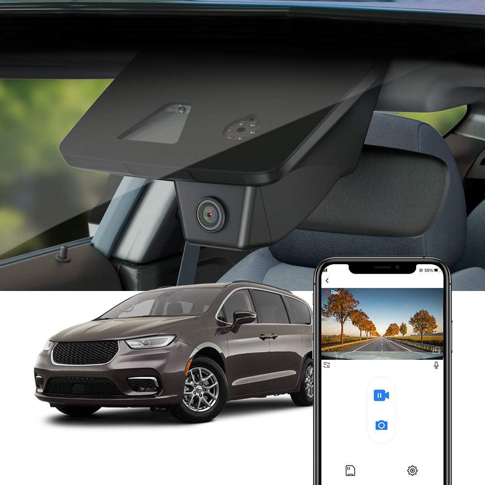 FITCAMX Dash Cam for Chrysler Pacifica 2018-2026