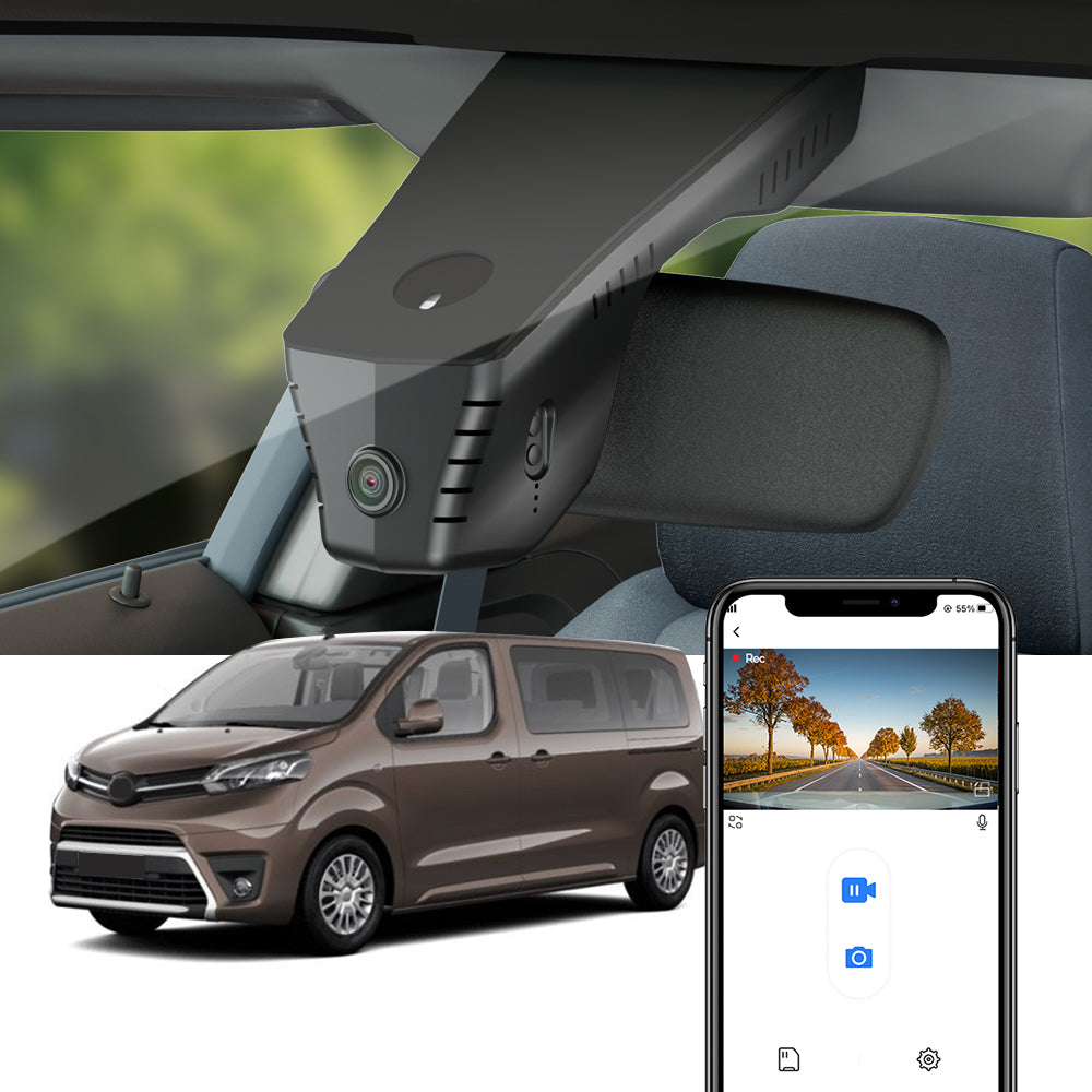 FITCAMX Dash Cam for Toyota Proace Verso 2018-2020