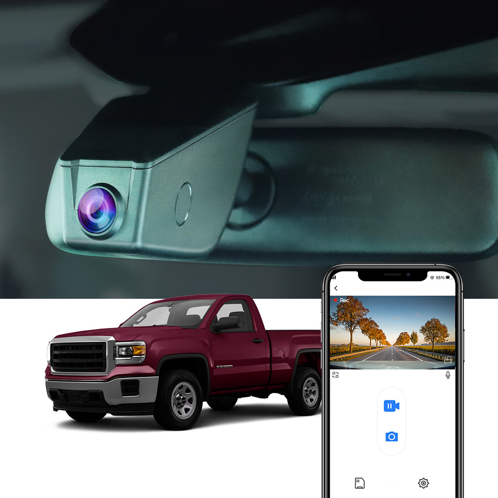 FITCAMX Dash Cam for GMC Sierra, Yukon,  2011-2014