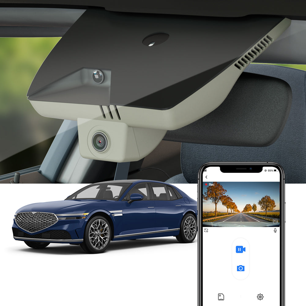 FITCAMX Dash Cam for Genesis G90 2024-2026 (Rear Mirror Cover part number 96031-T4000)
