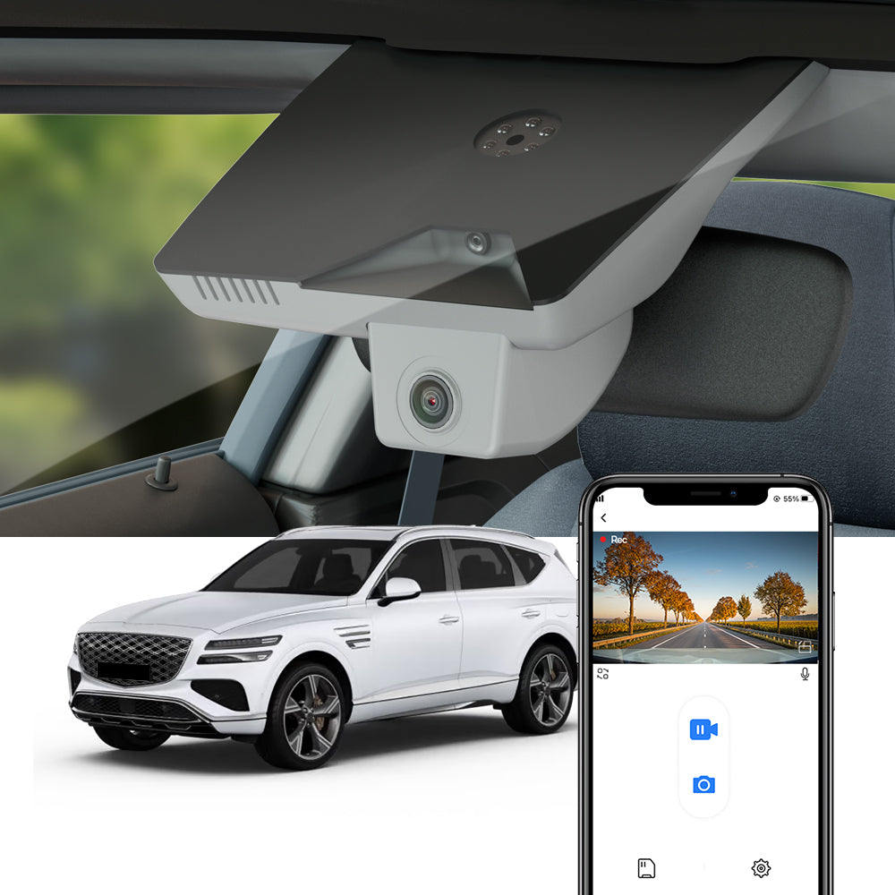 FITCAMX Dash Cam for Genesis GV80 2022-2025 (Right-hand drive)