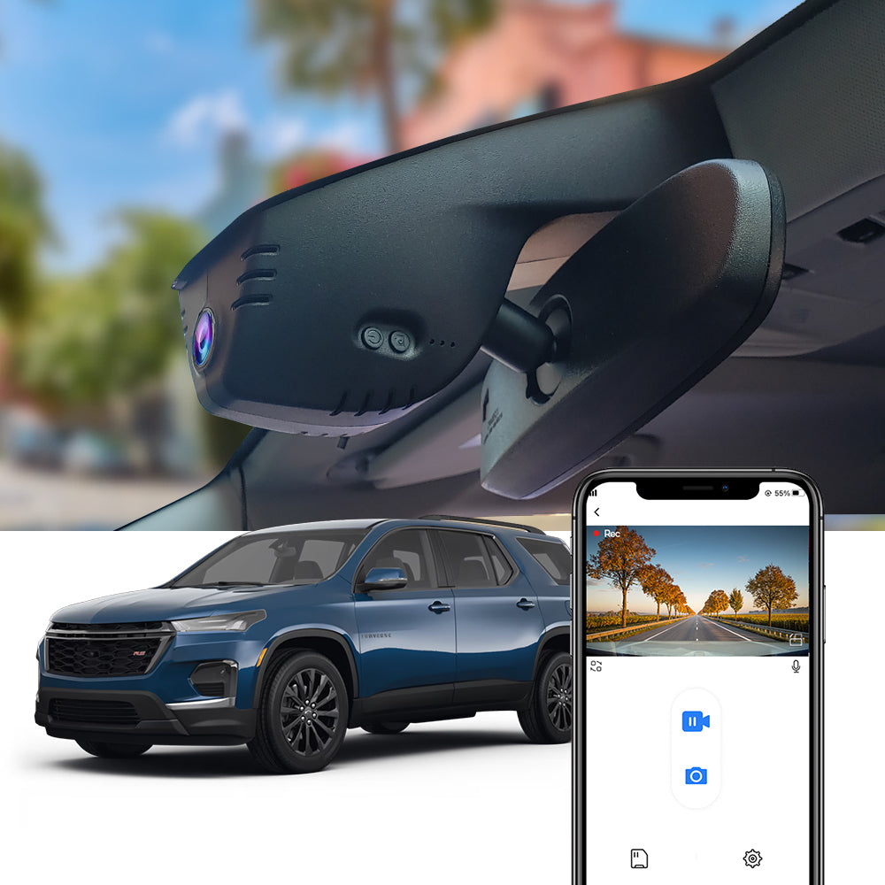 FITCAMX Dash Cam for Chevrolet Chevy Traverse 2019-2023