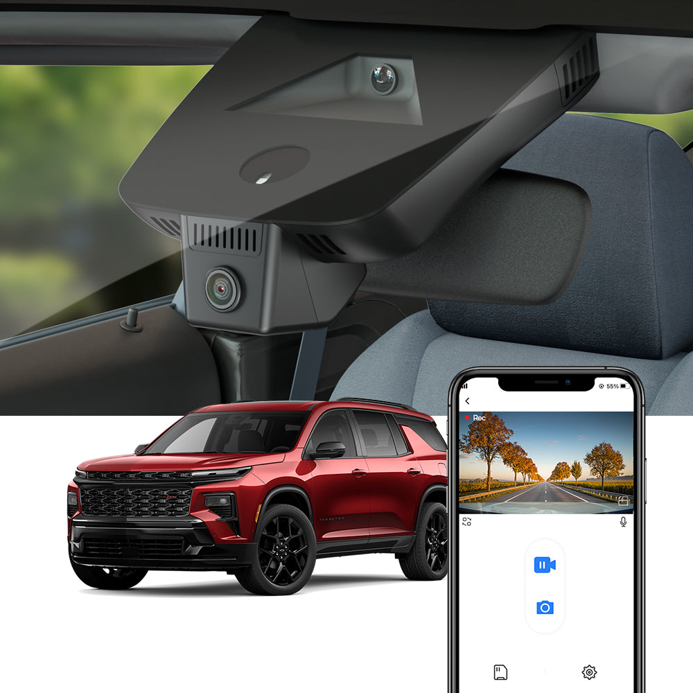 FITCAMX Dash Cam for Chevrolet Chevy Traverse 2024-2026