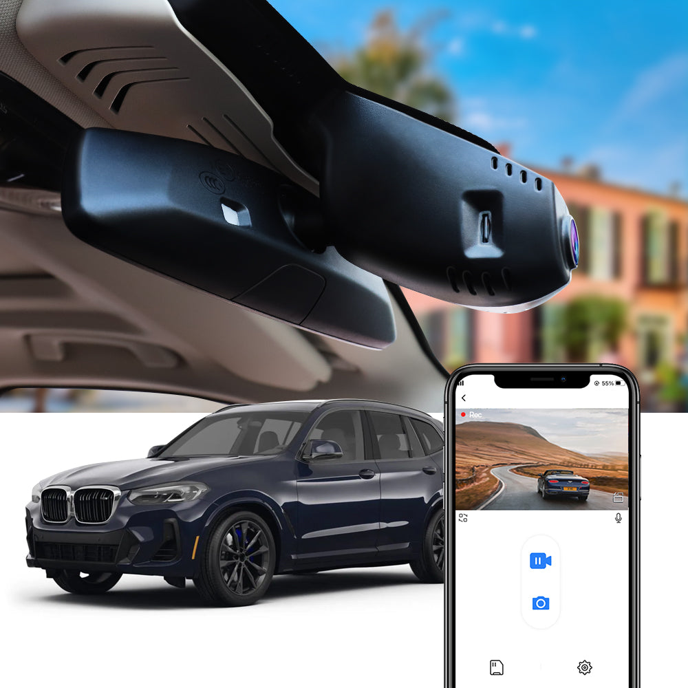FITCAMX Dash Cam for BMW X3 iX3 X3M 2018-2024 (G01)