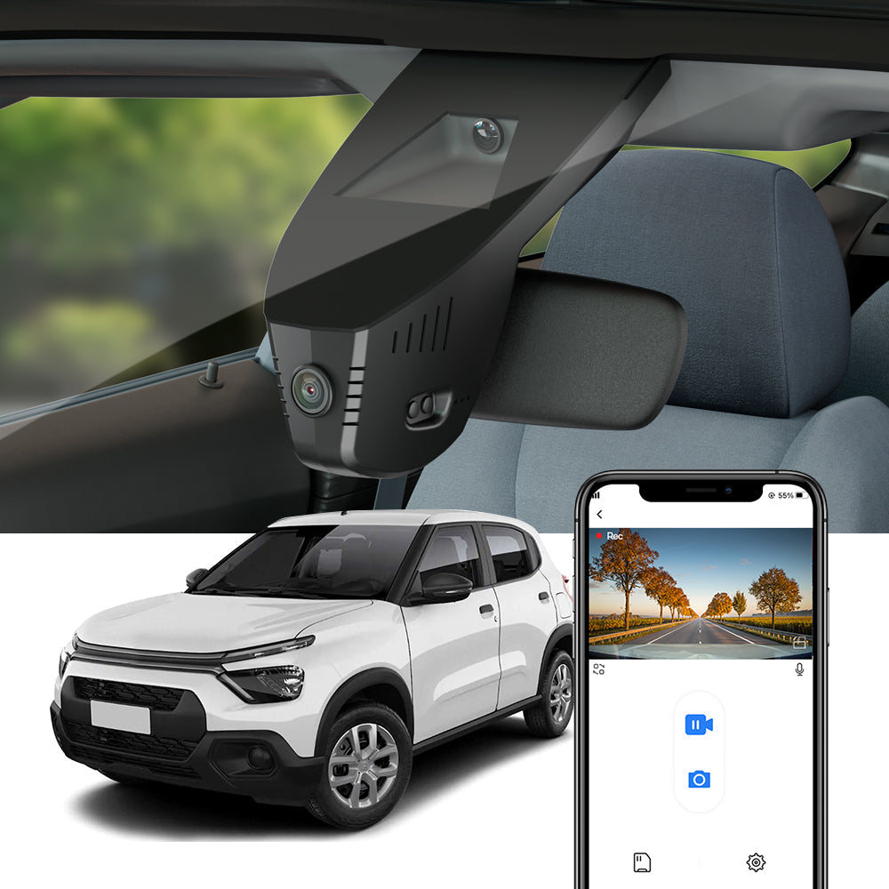 FITCAMX Dash Cam for Citroen C3 2020-2023