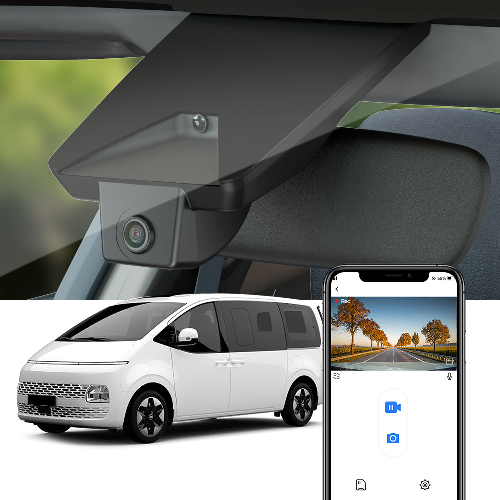 FITCAMX Dash Cam for Hyundai Staria 2021-2025 (Rear Mirror Cover part number 96030-CG500)