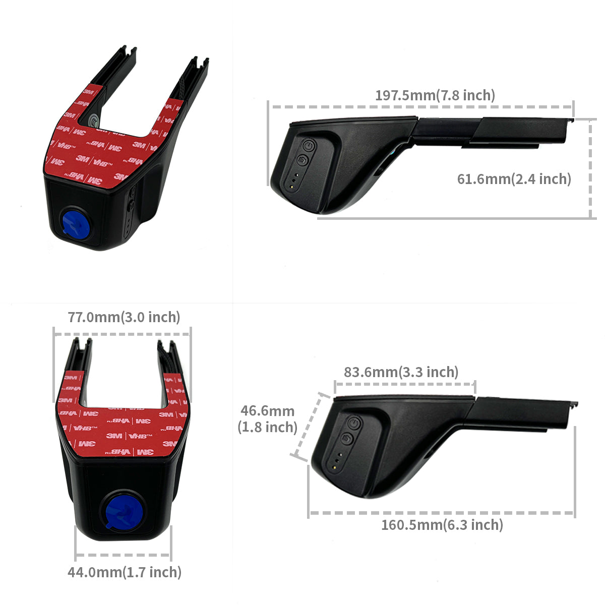 FITCAMX Dash Cam for 2011-2024 Honda Vehicle Models