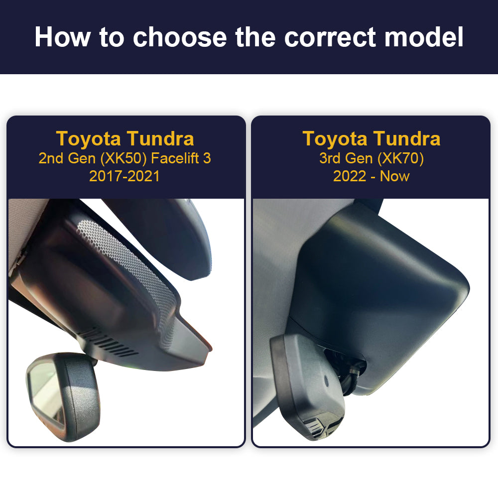 FITCAMX Dash Cam For All Toyota Camry/RAV4/C-HR/Corolla Hatchback Altis/Sienna/Prius/Tacoma
