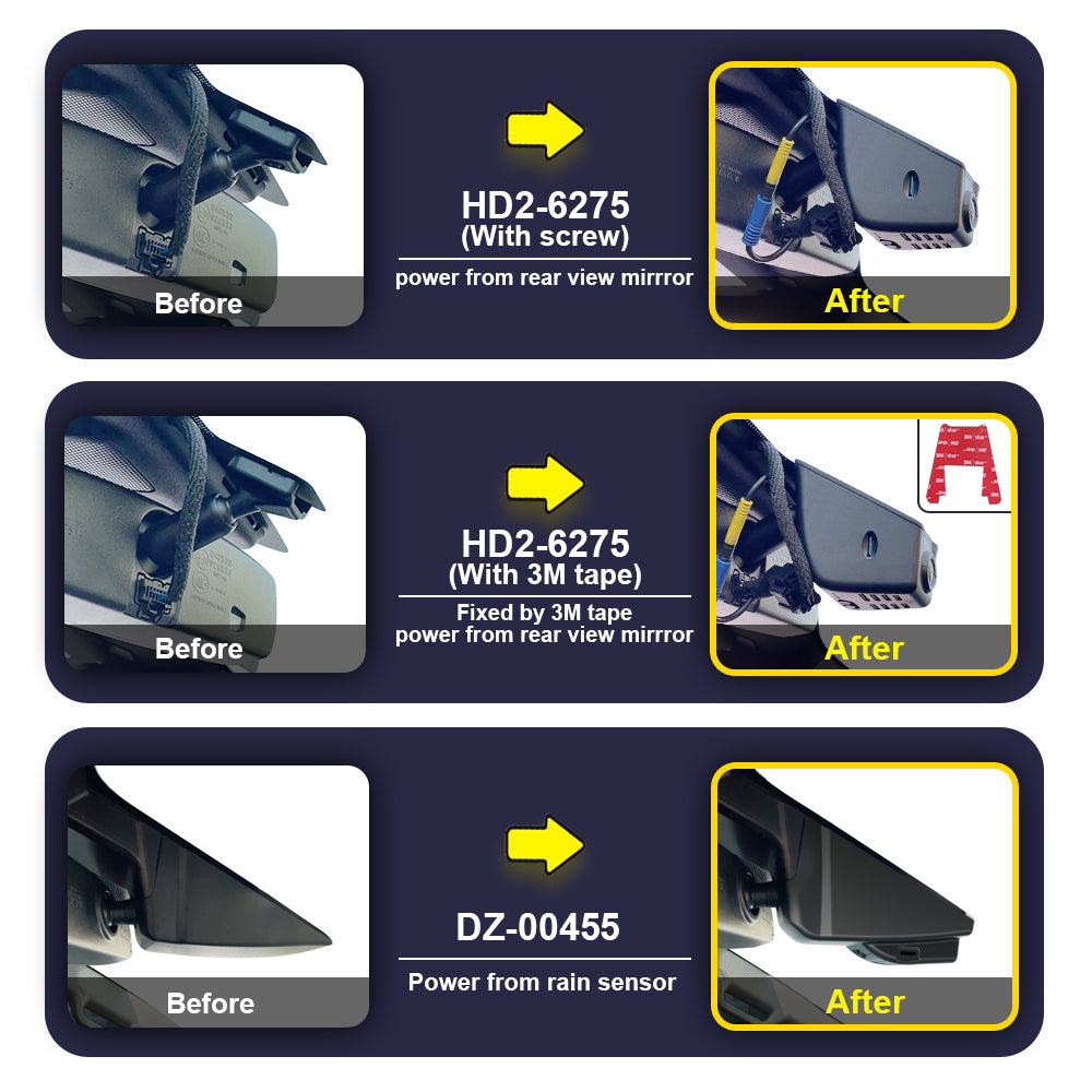 FITCAMX Dash Cam for Ford F-150 (2013-2020) Ford F-250 F-350(2011-2025)