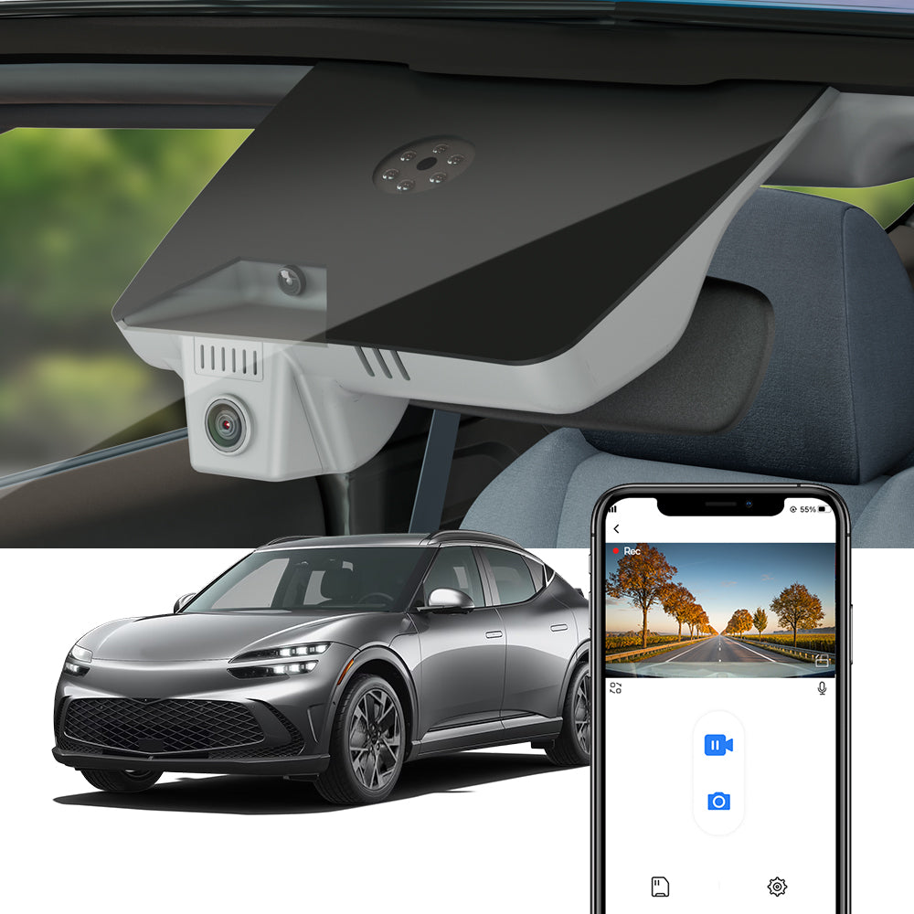 FITCAMX Dash Cam for Genesis GV60 2022-2025 (Left-hand drive)