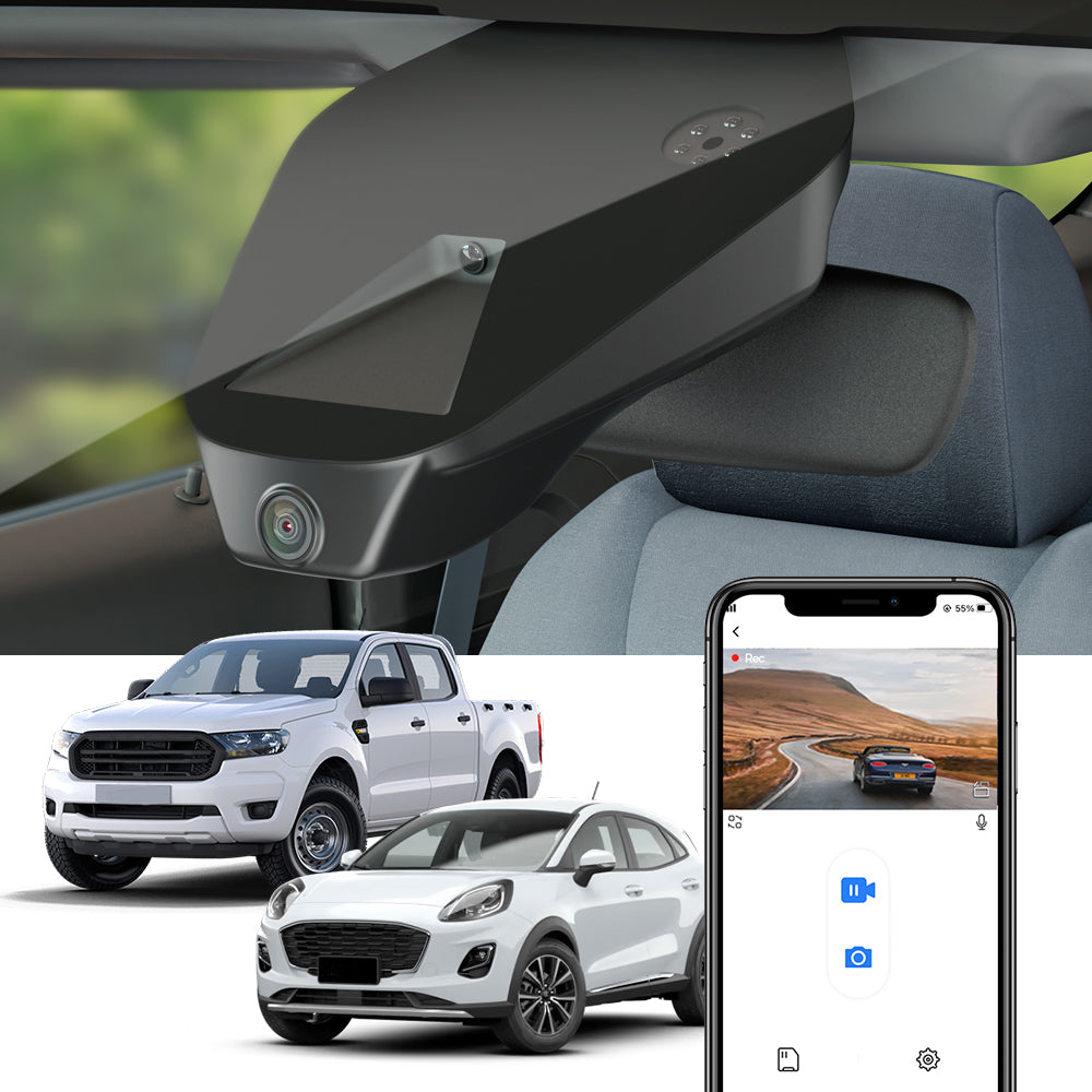 FITCAMX Dash Cam for Ford Ranger 2019-2023 European Model