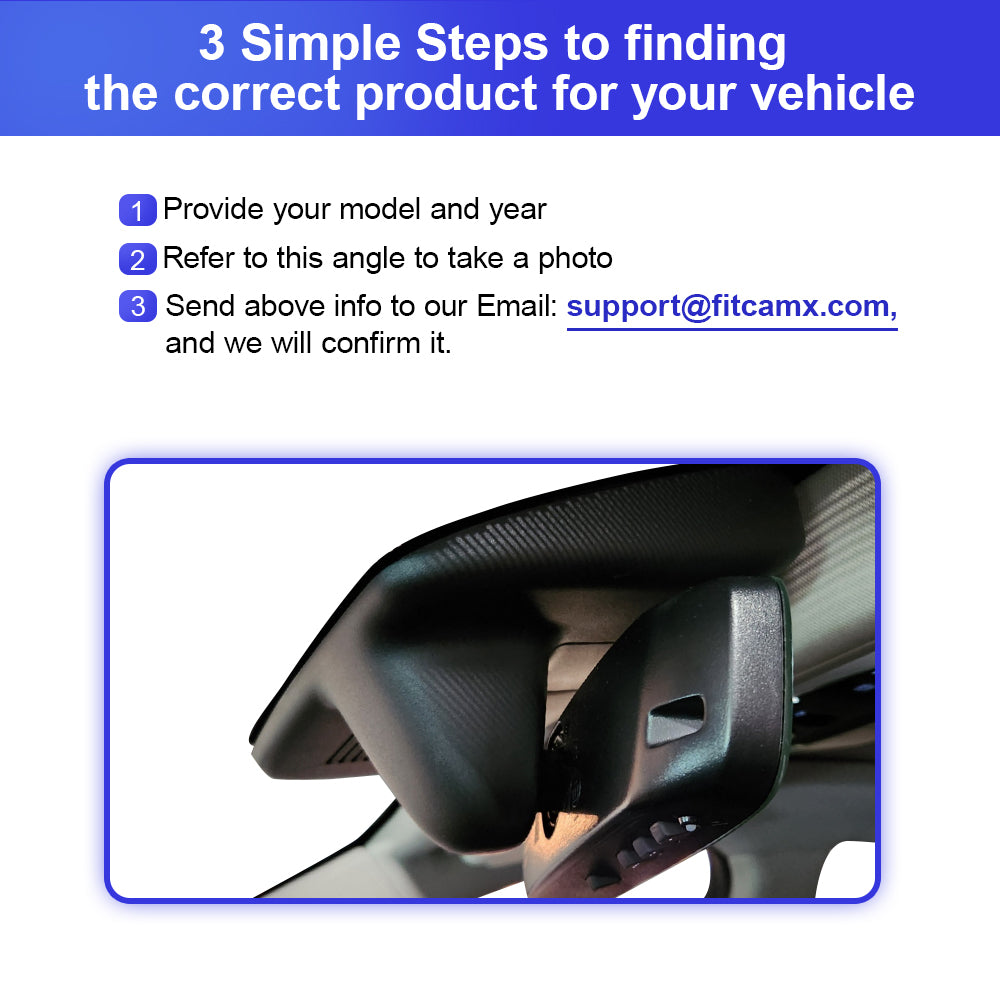 FITCAMX Dash Cam for Acura RDX 2019 - 2026