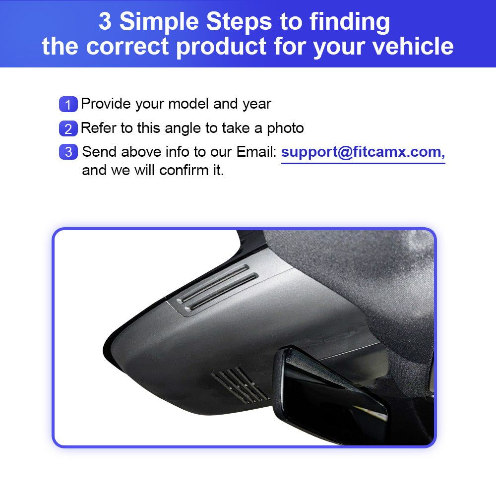 FITCAMX Dash Cam for Polestar 3 2024 2025