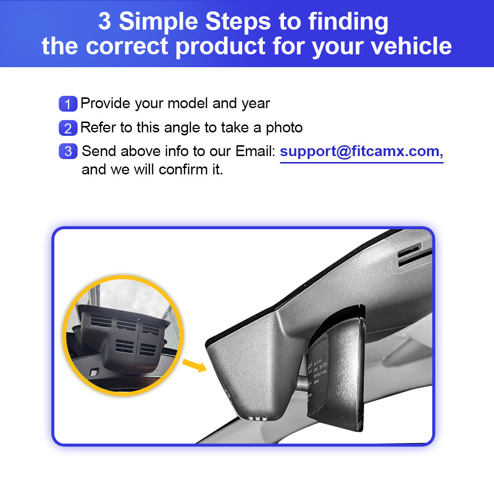 FITCAMX Dash Cam for Opel (Vauxhall) Grandland, EV, Electric 2024-2026