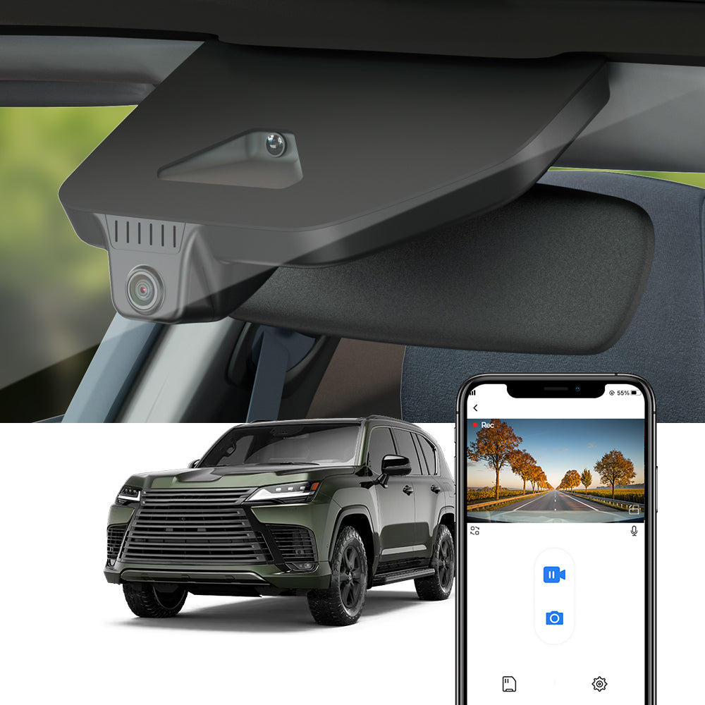 FITCAMX Dash Cam for Lexus LX 600, 700h 2025 2026