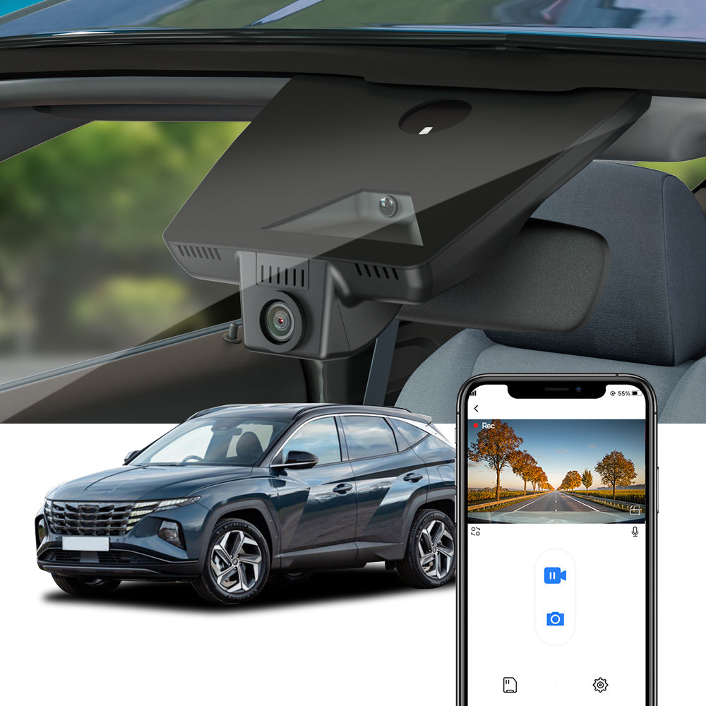 Fitcamx Dash Cam for Hyundai Tucson 2022-2026 (Right Hand Drive ) (Rear Mirror Cover part number 96030-N9900)
