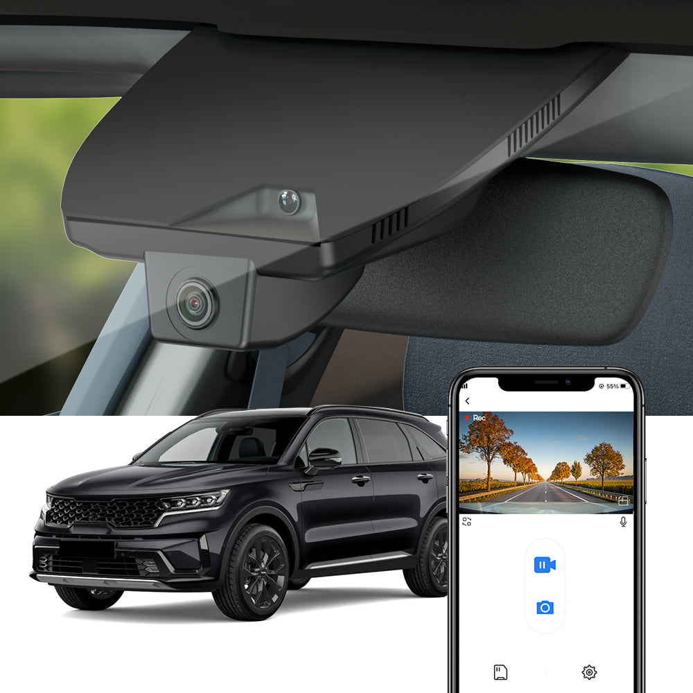 FITCAMX Dash Cam for Kia Sorento 2021-2025 (Right-hand drive car)