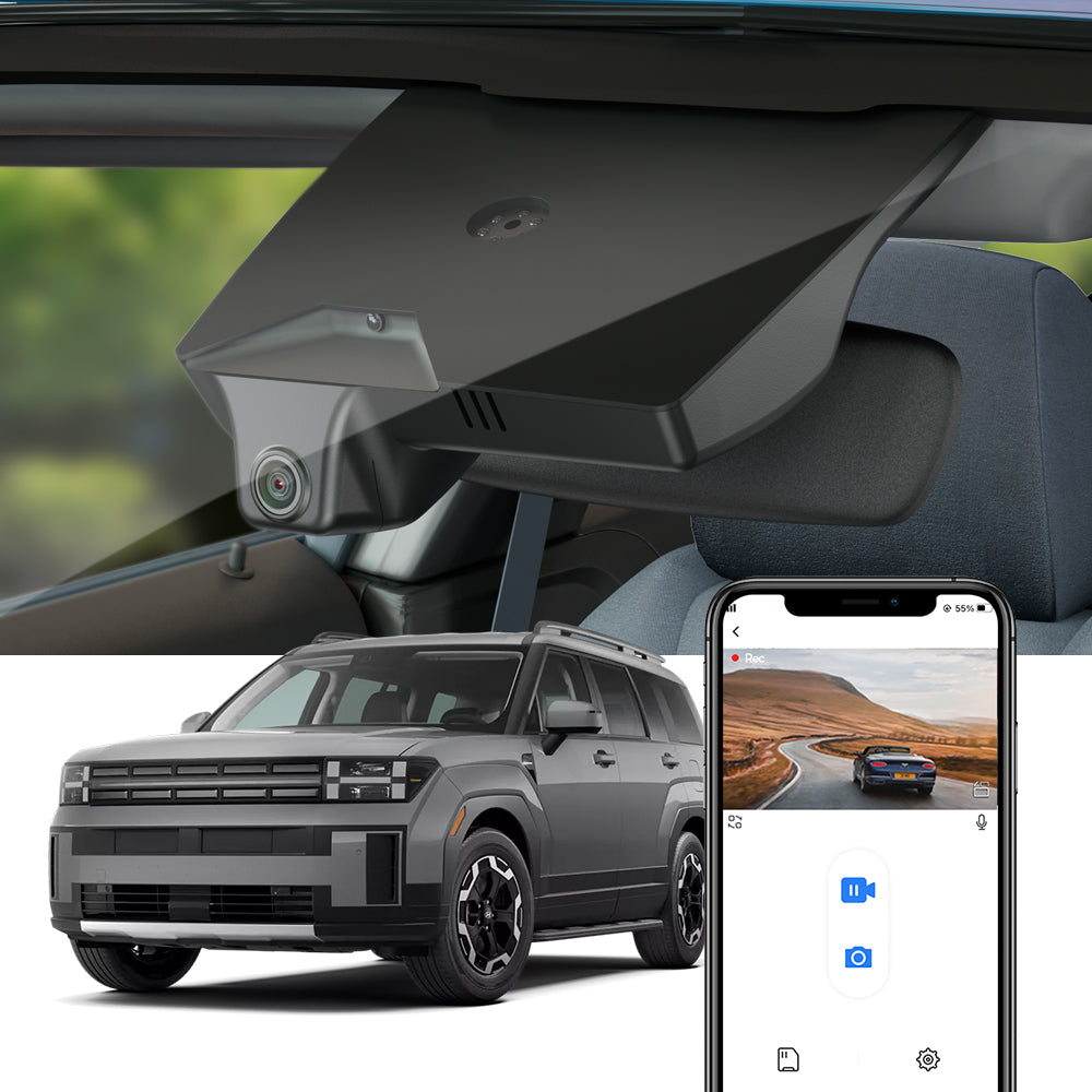 FITCAMX Dash Cam for Hyundai Santa Fe 2024-2026 (Rear Mirror Cover part number 96030-P6000)
