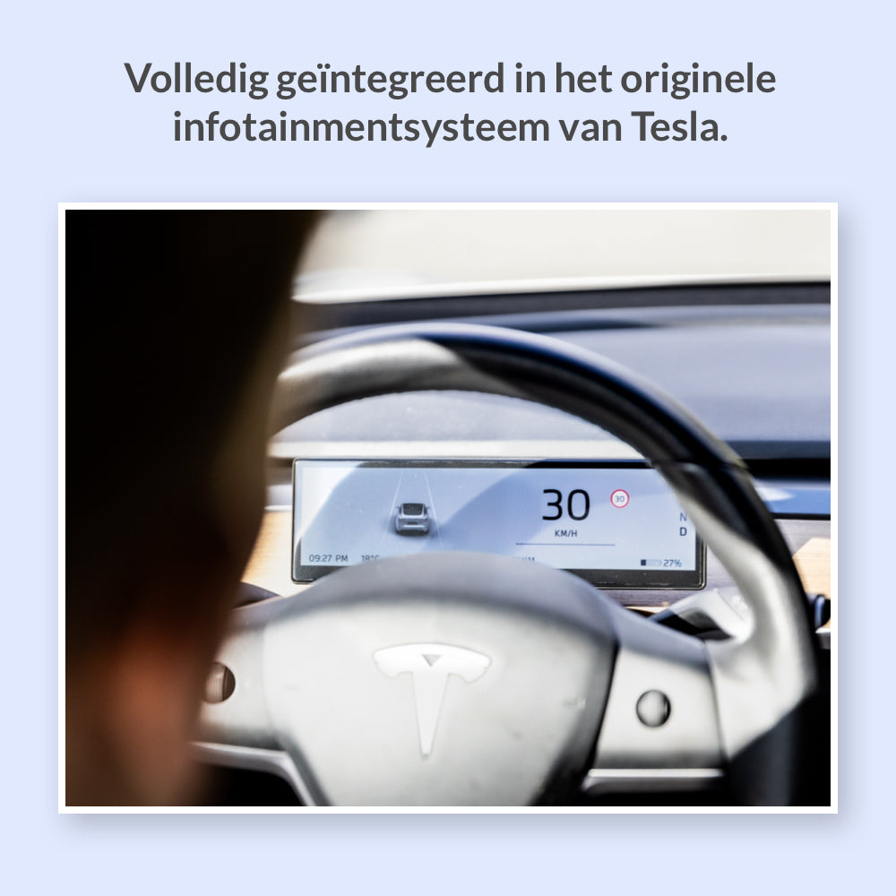 Head-up Display voor Tesla