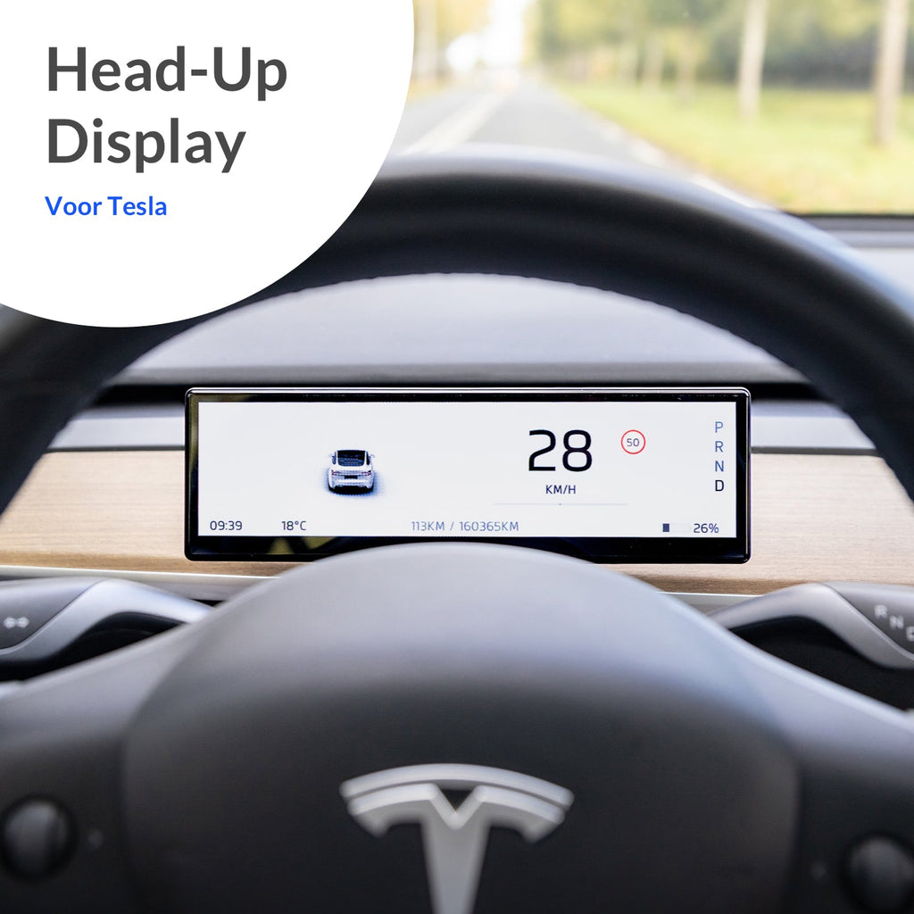 Head-up Display voor Tesla