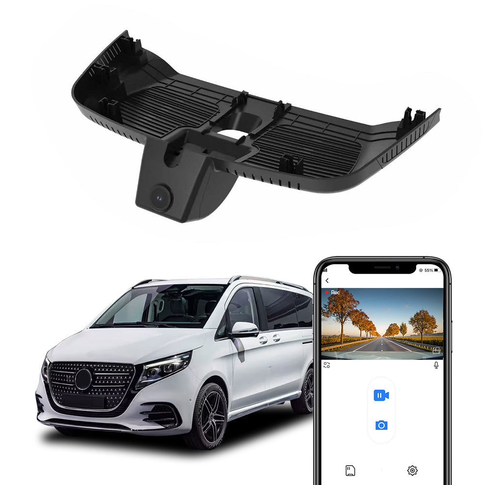 FITCAMX Dash Cam for Mercedes-Benz V-Class (facelift) EQV Vito eVito 2024-2026