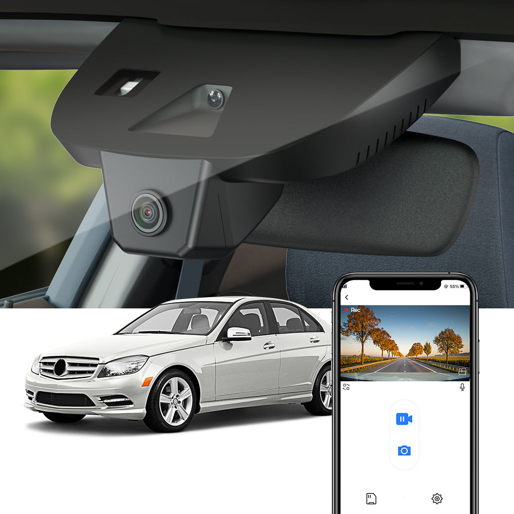 FITCAMX Dash Cam for Mercedes-Benz C-Class (W204) 2011–2014